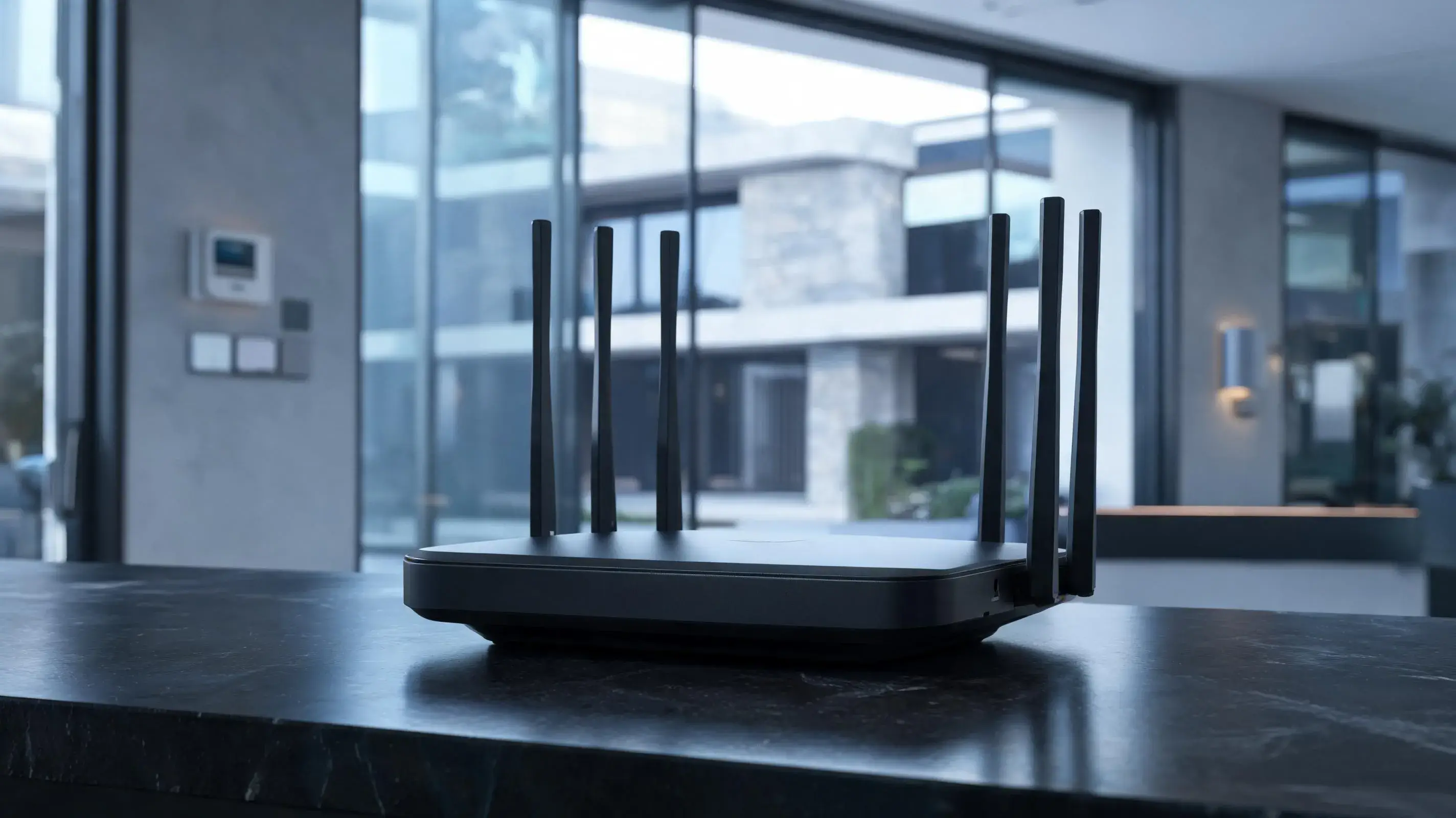 Enterprise WiFi network design for smart buildings and luxury villas with wireless access points